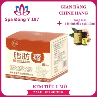 Kem tiêu u mỡ dưới da dùng toàn thân - Tặng kèm 1 lọ tinh dầu gừng 10ml