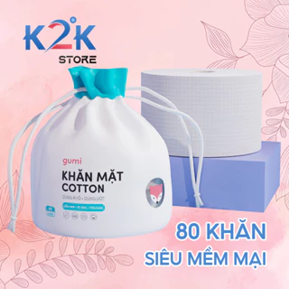 Khăn mặt khô GUMI - Khăn mặt cotton đa năng tiện lợi dùng khô và ướt