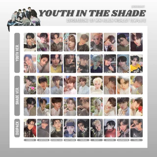 photocard ảnh ZB1 Zerobaseone YOUTH IN THE SHADE