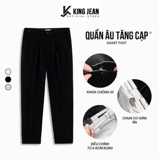 Quần tây nam baggy tăng cạp SMART PANT cao cấp co giãn tốt thương hiệu KJ-Vua Quần Jeans