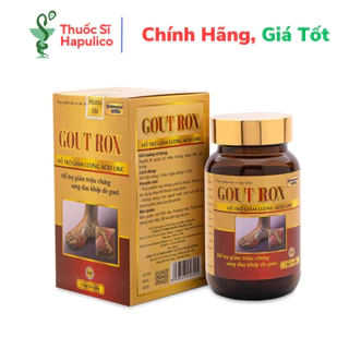 GOUT ROX thảo dược giảm acid uric, giảm gút, giảm sưng đau khớp - 50 viên [GOUT ROX]