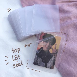 Toploader B8 A7 35pt Khay Đựng Hình Card Kpop Idol Card Ảnh Thần Tượng Có Seal 2 Mặt