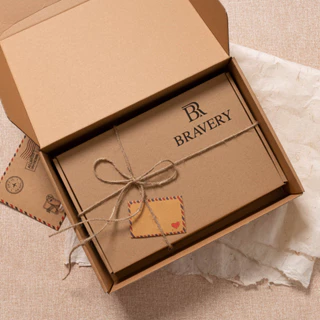 Hộp gói quà tặng - Bao gồm hộp ngoài hộp trong - chính hãng BRAVERY