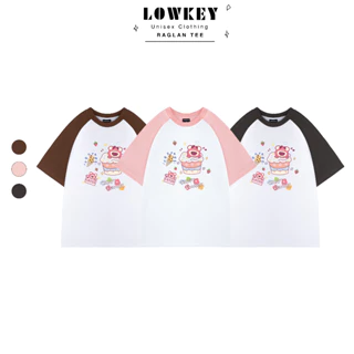 T-shirt Raglan Ice-cream LOTSO K3002 - Cotton co dãn