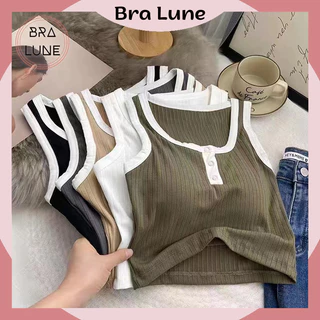 Áo croptop nữ mút mỏng BRALUNE, áo ngực nữ ôm sát thời trang cá tính mã 624