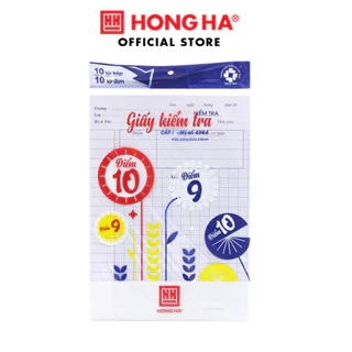 Giấy kiểm tra 4 ô ly Hồng Hà cấp 1 - 4964