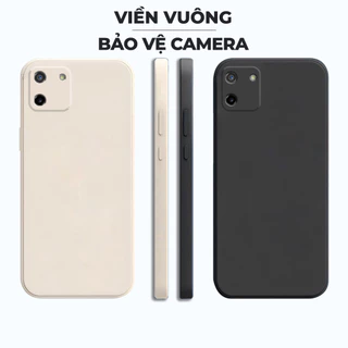 Ốp lưng Realme C11,Realme C20, Realme C21y, Realme C15, Realme C12 cạnh vuông, viền vuông, dẻo mềm mịn