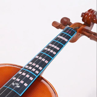Miếng Dán Nốt Nhạc Bàn Phím Cho Đàn Violin - Decal, Sticker Đánh Dấu Vị Trí Note Cho Đàn Vĩ Cầm Size 4/4