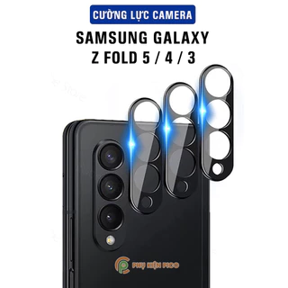 Dán camera Samsung Z Fold 4 / Z Fold 5 thấu kính nổi 3D - Cường lực camera Samsung Galaxy Z Fold 4 độ cứng 9H trong suốt