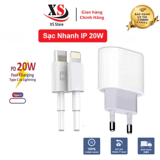 Sạc Nhanh Cao Cấp 20W Chân Tròn, Không Giật Lag, Đảm Bảo An Toàn - XS Store