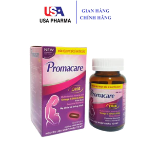 Viên uống bổ tổng hợp cho bà bầu PROMACARE DHA bổ sung DHA ,Acid Folic cho phụ nữ có thai - Lọ 30 viên