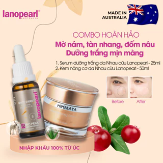 Bộ đôi làm mờ nám, tàn nhang, đốm nâu, dưỡng trắng da Lanopearl