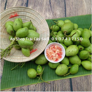 Xoài Non Sống Kèm Muối (1Kg) [TpHCM]