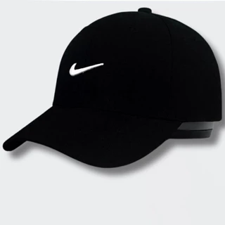 Nón kết, Mũ lưỡi trai màu trắng thêu Logo Nike siêu HOT, Full hộp.