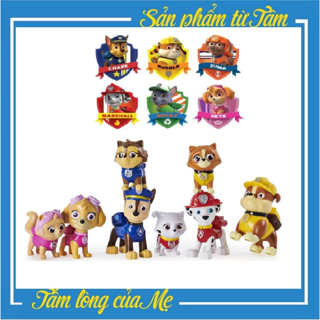 Đồ Chơi Nhân Vật Trong Phim Chú Chó Cứu Hộ Paw Patrol - Chọn Mẫu