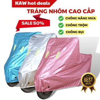 Bạt Trùm Xe Máy, Cao Cấp Cho Wave ,Xe Exciter,Honda,Sh... - BẠT PHỦ XE TRÁNG NHÔM MỚI - HÀNG CHẤT LƯỢNG CAO