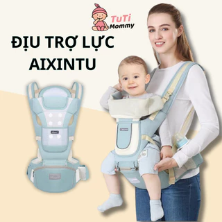 Địu ngồi cho bé Aixintu , địu trợ lực cho bé sơ sinh có đỡ cổ từ 0-36 tháng TUTI MOMMY