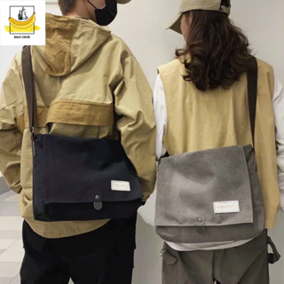 TÚI TOTE ĐEO CHÉO CANVAS VỪA A4 NAM NỮ THỜI TRANG UNISEX