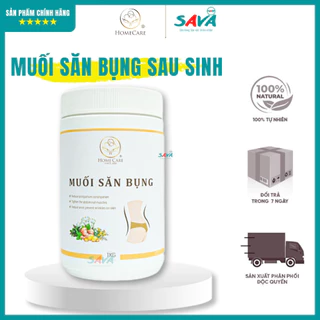 [Big Sale] Muối Thảo Dược Săn Bụng HOMECARE Hộp (1 KG)- Tặng Kèm Đai Vải Hỗ Trợ Các Mẹ Giảm Eo Hiệu Quả