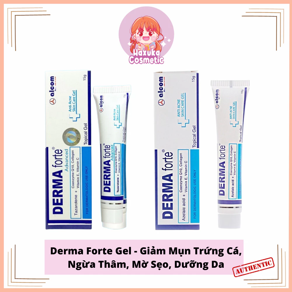 Derma Forte Gel - Giảm mụn trứng cá, ngừa thâm, mờ sẹo, dưỡng da