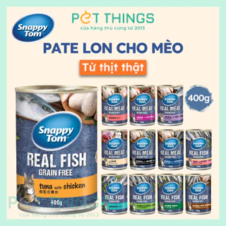 Pate Thịt Hộp Cho Mèo Snappy Tom Lon 400g