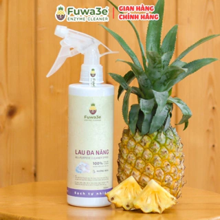 Nước lau bề mặt đa năng Fuwa3e hữu cơ 500ml hương nhu an toàn cho bé