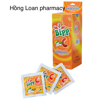 Kẹo ngậm Bipp C vị cam gói 10 viên. Viên ngậm Bip c bổ sung vitamin C tăng đề kháng