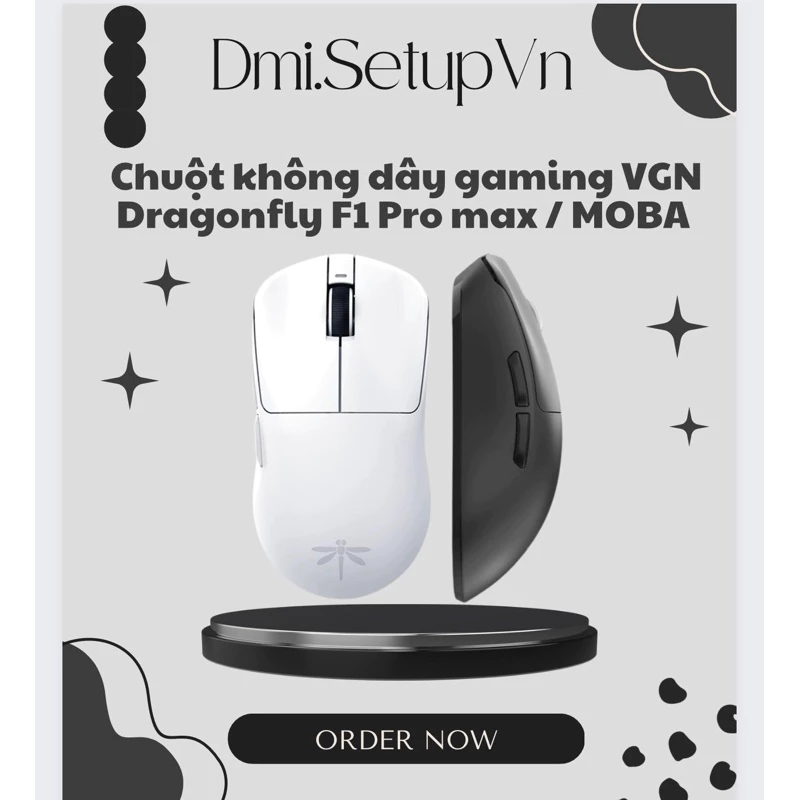 🔥[HOẢ TỐC] CHUỘT VGN F1 / F2 SERIES – NORDIC 52840 - TUYỂN THỦ - STREAMER  / TẶNG KÈM GRIPTAPE