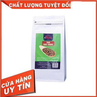 Trà gạo rang Vinsaf gói 500g và Genmaicha Houji Nhật Bản gói 150g