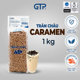 Trân châu GTP (1kg) đủ vị - nguyên liệu trà sữa topping chè trà sữa hạt trân châu sống