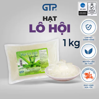 Thạch nha đam GTP nguyên liệu pha trà sữa thạch lô hội hạt nha đam thạch pha trà sữa (1kg)