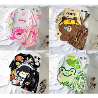 Set đồ bộ hoạt hình ❤️ Bộ mặc nhà Cartoon NHIỀU MẪU BST 04 form rộng Freesize Unisex nam nữ