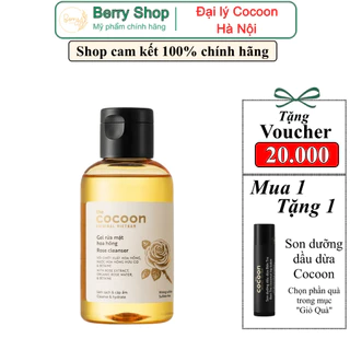 Sữa rửa mặt hoa hồng Cocoon 140ml dành cho da khô