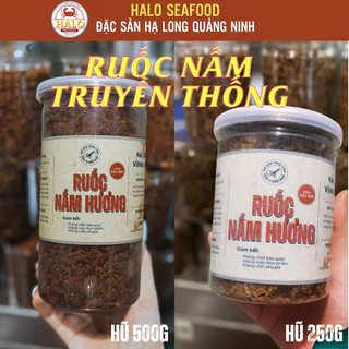 Ruốc Nấm Hương, Chà Bông Nấm Chay Ngon Sạch 250gam, 500gam, 1kg - Halo SeaFood