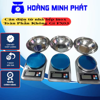 Cân điện tử mini tiểu li nhà bếp inox 3kg 5kg FX03 chính xác tuyệt đối