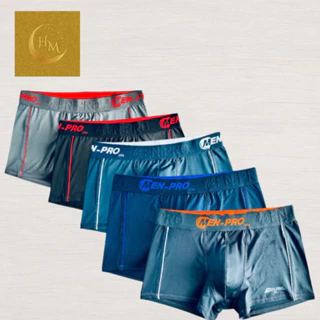 Quần sịp đùi Boxer Nam Menpro thun lạnh đai lớn cao cấp, thoáng khí, co giãn 4 chiều - HAMY-STORE.VN