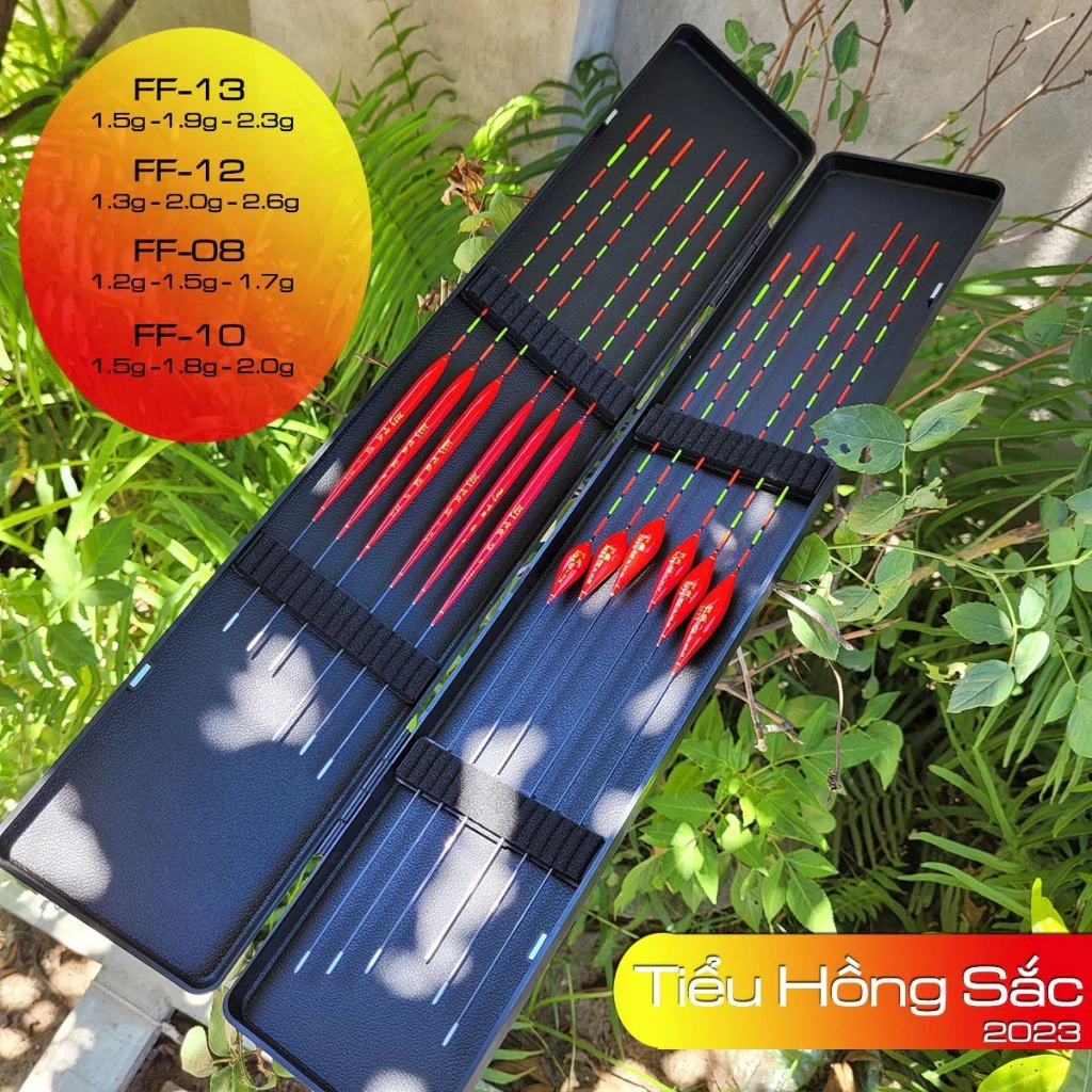 Phao câu đài nano Tiểu hồng sắc - Hộp 12 phao câu đơn đủ thông số phao