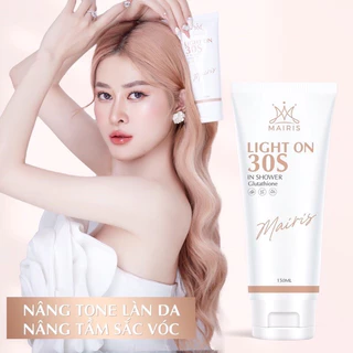 Tắm trắng body toàn thân Light on 30s Mairis chính hãng trắng sáng hồng, dưỡng da mềm mại, chống nắng SPF 40