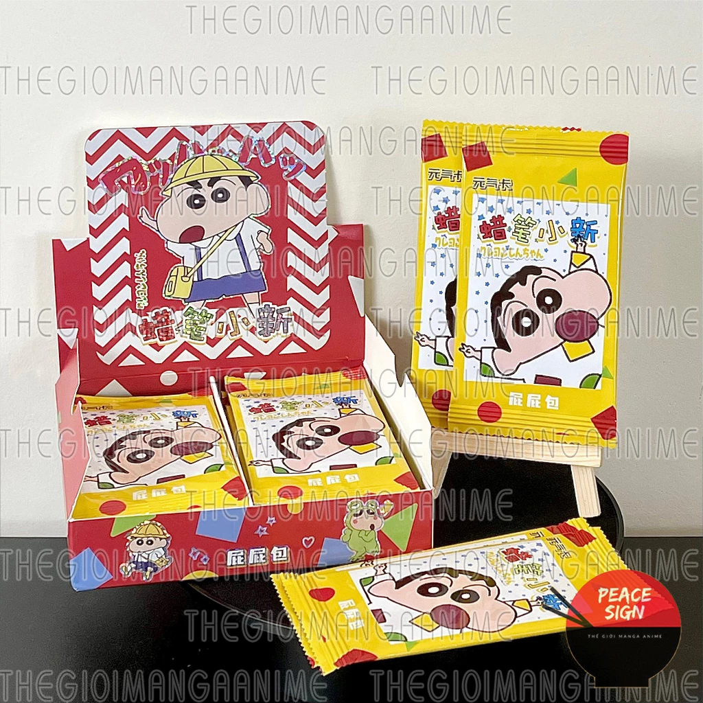 ( M120 ) Pack card nhân phẩm CRAYON SHIN-CHAN Cậu Bé Bút Chì anime chibi set ảnh thẻ gacha