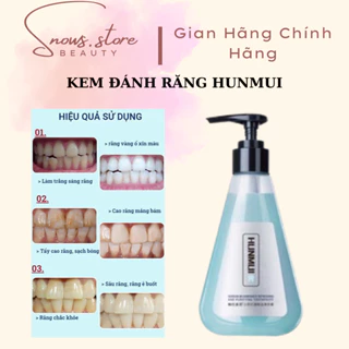 Kem Đánh Răng HUNMUI- Giúp Trắng Răng, Giảm Ố Vàng, Loại Bỏ Hôi Miệng