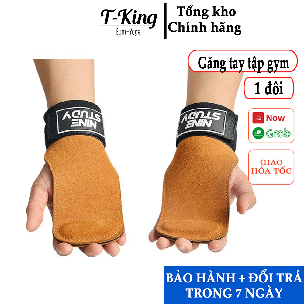 Găng Tay Tập GYM, Dây kéo lưng Lifting Straps đa năng hỗ trợ tập Gym, Deadlift, lên xà, nâng tạ NINE STUDY