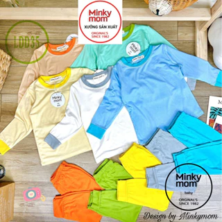 (Bé 7kg_40kg) Dài Tay Cho Bé LDD35 Đồ Bộ Thun Lạnh Cao Cấp Mềm Mịn Thoáng Mát Hàng Chuẩn Loại 1 MINKY MOM.