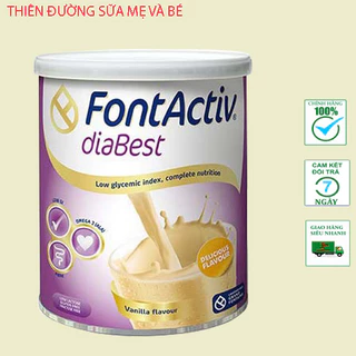 Sữa bột dành cho người bị Tiểu Đường FontActiv ® Diabest nhập khẩu Tây Ban Nha lon 400/800g