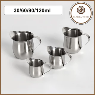 Cốc inox đựng đường nước , sữa có quai | Dụng cụ Barista