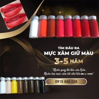 Mực phun xăm bám nhanh bong đậm