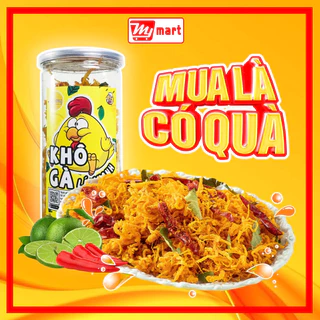 Khô gà lá chanh hũ 300gr đồ ăn vặt Mymart