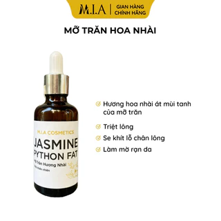 10ML Mỡ Trăn Hoa Nhài Triệt Lông, Mờ Rạn, Thơm Hương Nhài