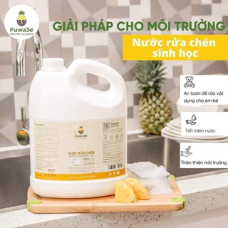 Nước Rửa Chén Fuwa3e 3800ml Hữu Cơ Sạch Kháng Khuẩn Sạch An Toàn Tiết Kiệm Enzyme sinh học