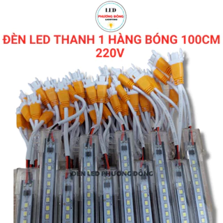 Đèn LED thanh 1m 1 hàng bóng 2835 220V