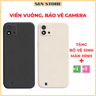 Ốp lưng Realme C11,Realme C20, Realme C21y, Realme C15, Realme C12 cạnh vuông, viền vuông, dẻo mềm mịn